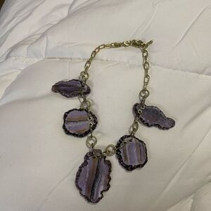 Joan Rivers Vintage Faux Stone Multiple Pendant Dangle Statement Necklace